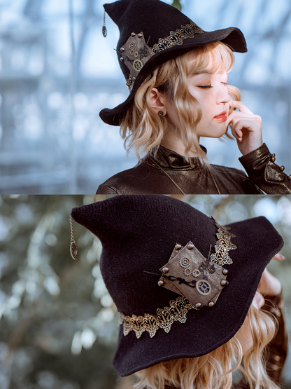 Steampunk Halloween Wizard Hat Witch's Hat