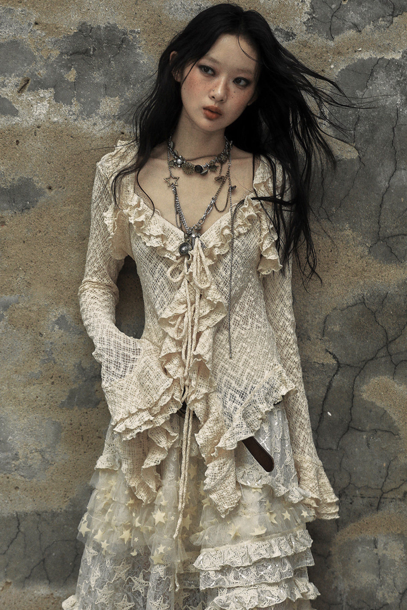 Retro Palace Lace Blouse
