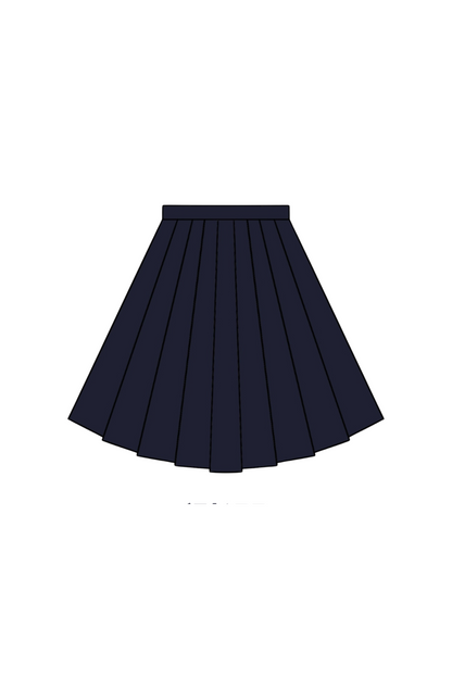 Animation Heroine Sailor Top + Pleated Skirt + Leg Covers