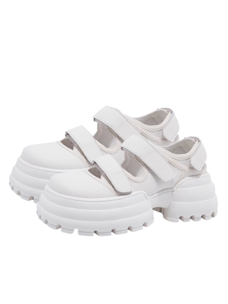 Marshmallow Sole Velcro Sandals