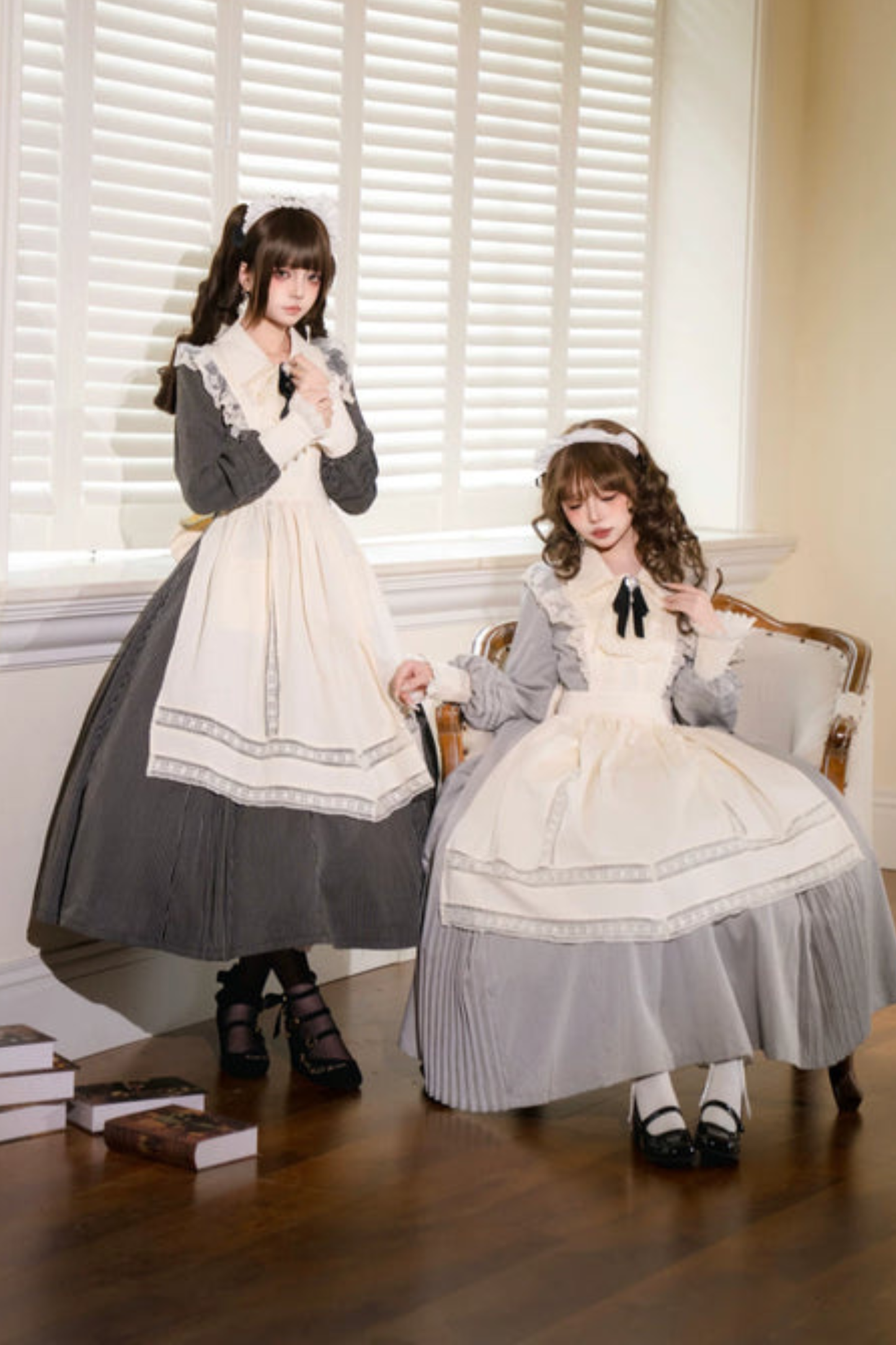 Retro Lolita Dress + Apron