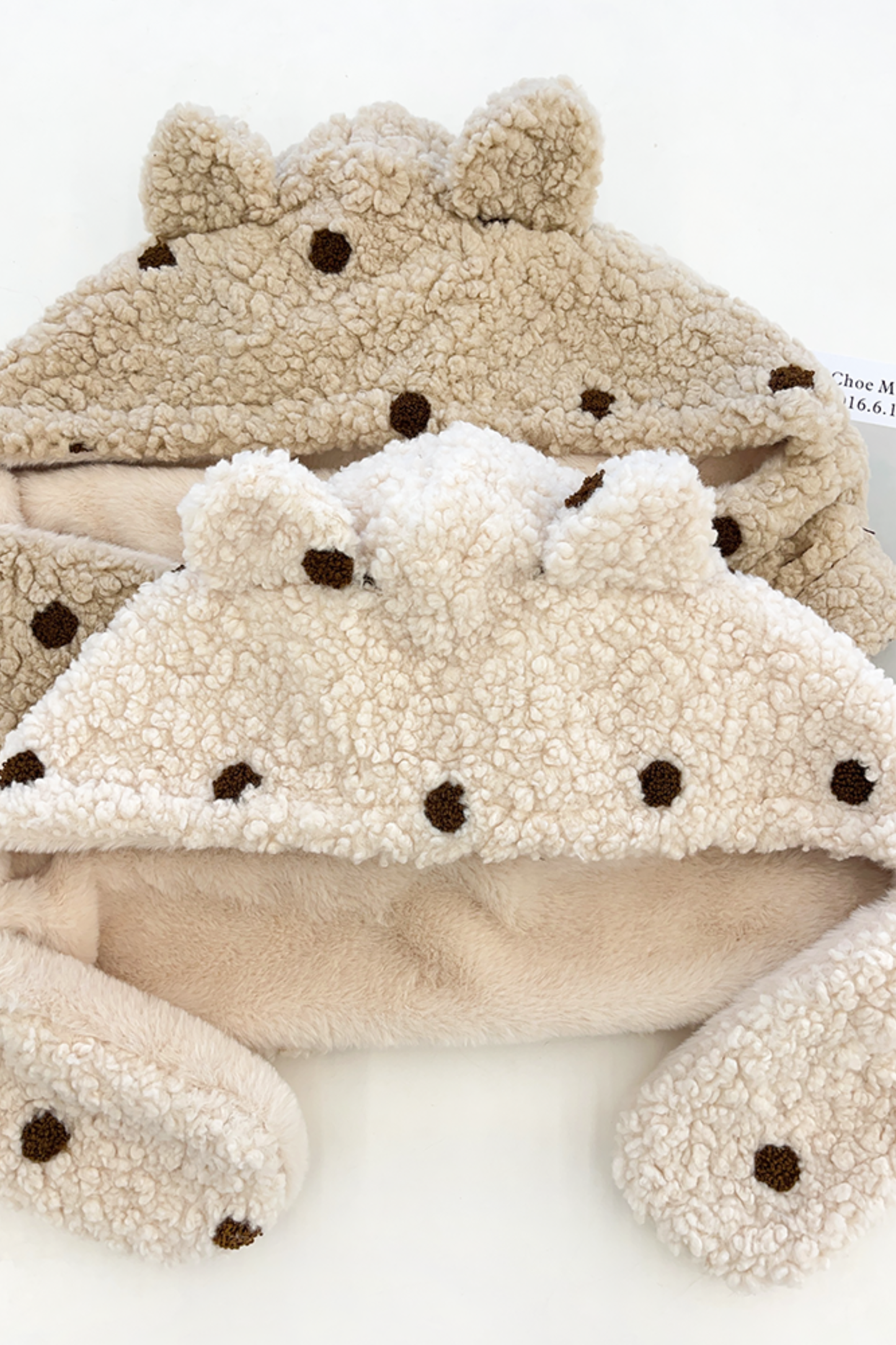 Bear Fur Hat Scarf