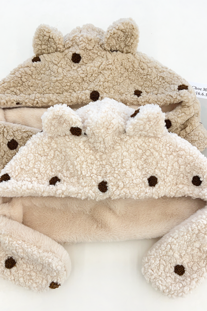 Bear Fur Hat Scarf