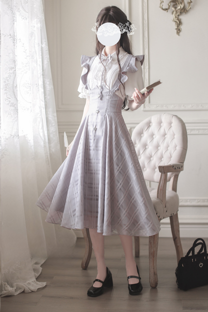 [pre-order] Girly Top + Suspender Lace Dress