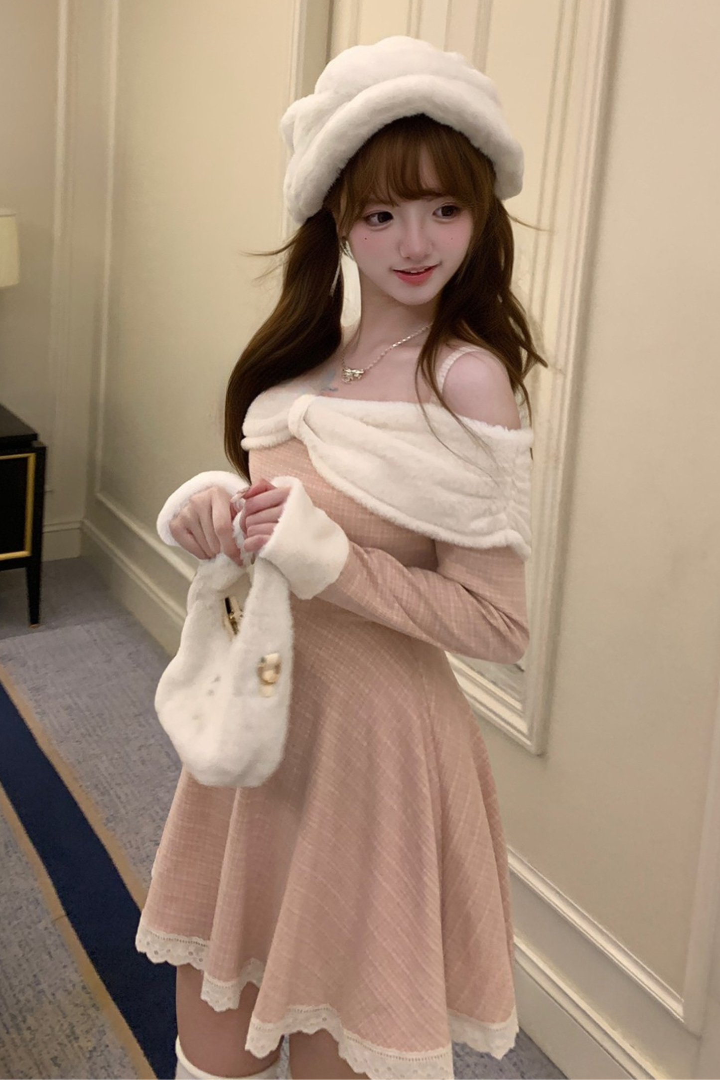 Sweet Off-shoulder Dress