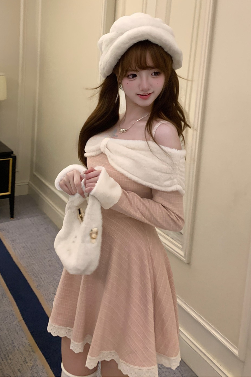Sweet Off-shoulder Dress