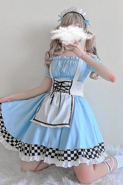 Ageless Plaid Lolita Dress