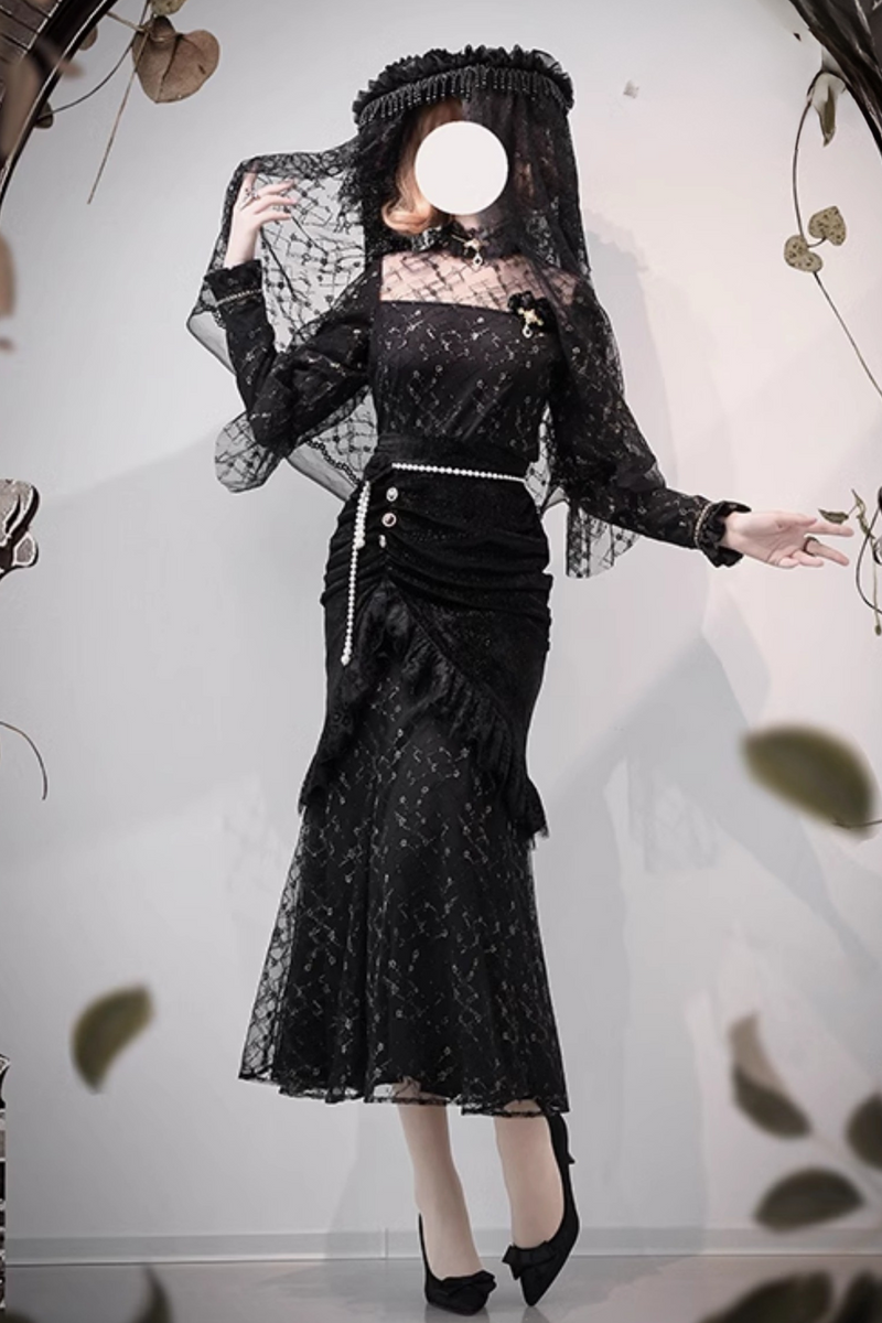 [pre-order] Fishtail Gothic Handsome Girl Lolita