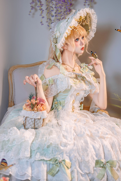 Forest Illusion Bridal Hat + Necklace