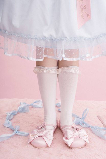 Satin Candy Ribbon Lolita Shoes