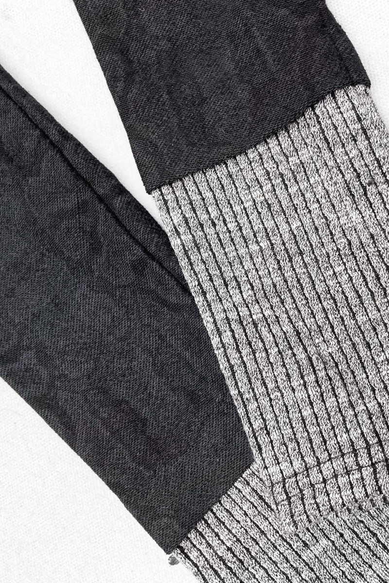 Subculture Patchwork Hooded Jacket