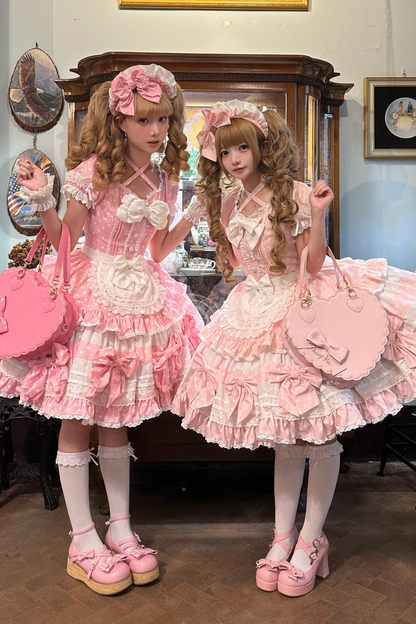 Doll Dot Big Ribbon Lolita Dress