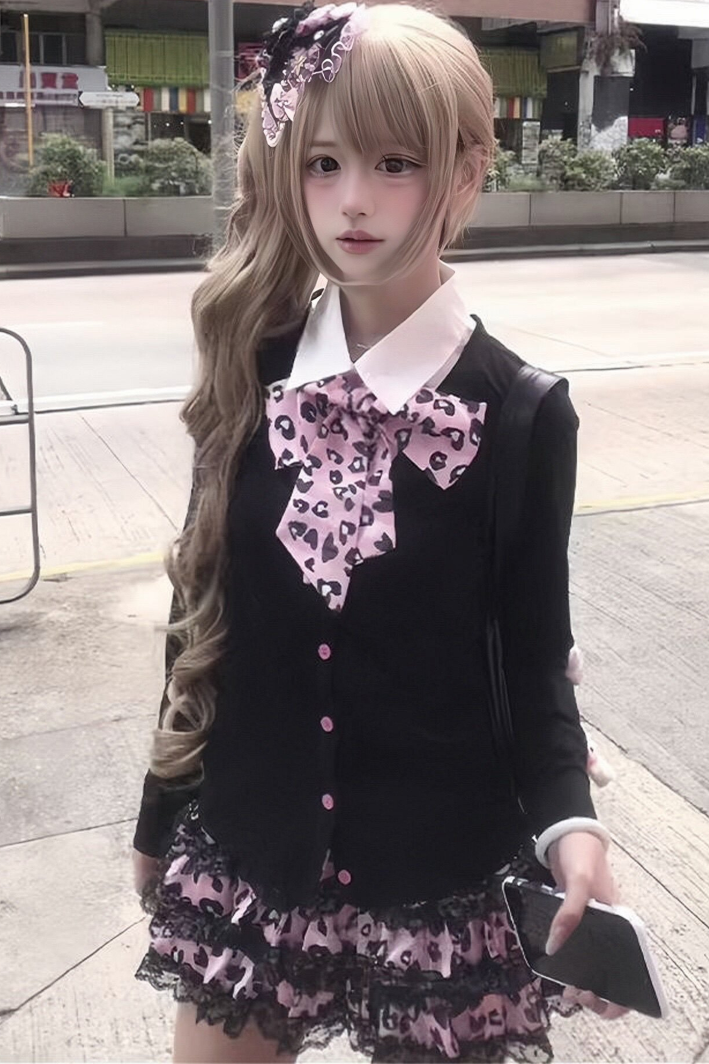 Pink Leopard Skirt + Top