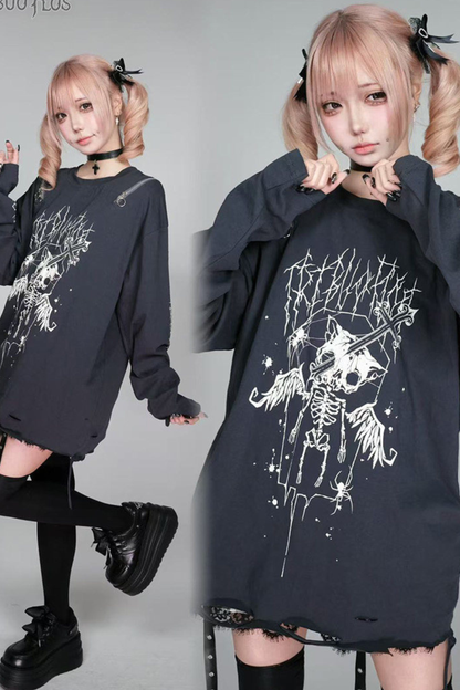 Pure Dark Distressed Top