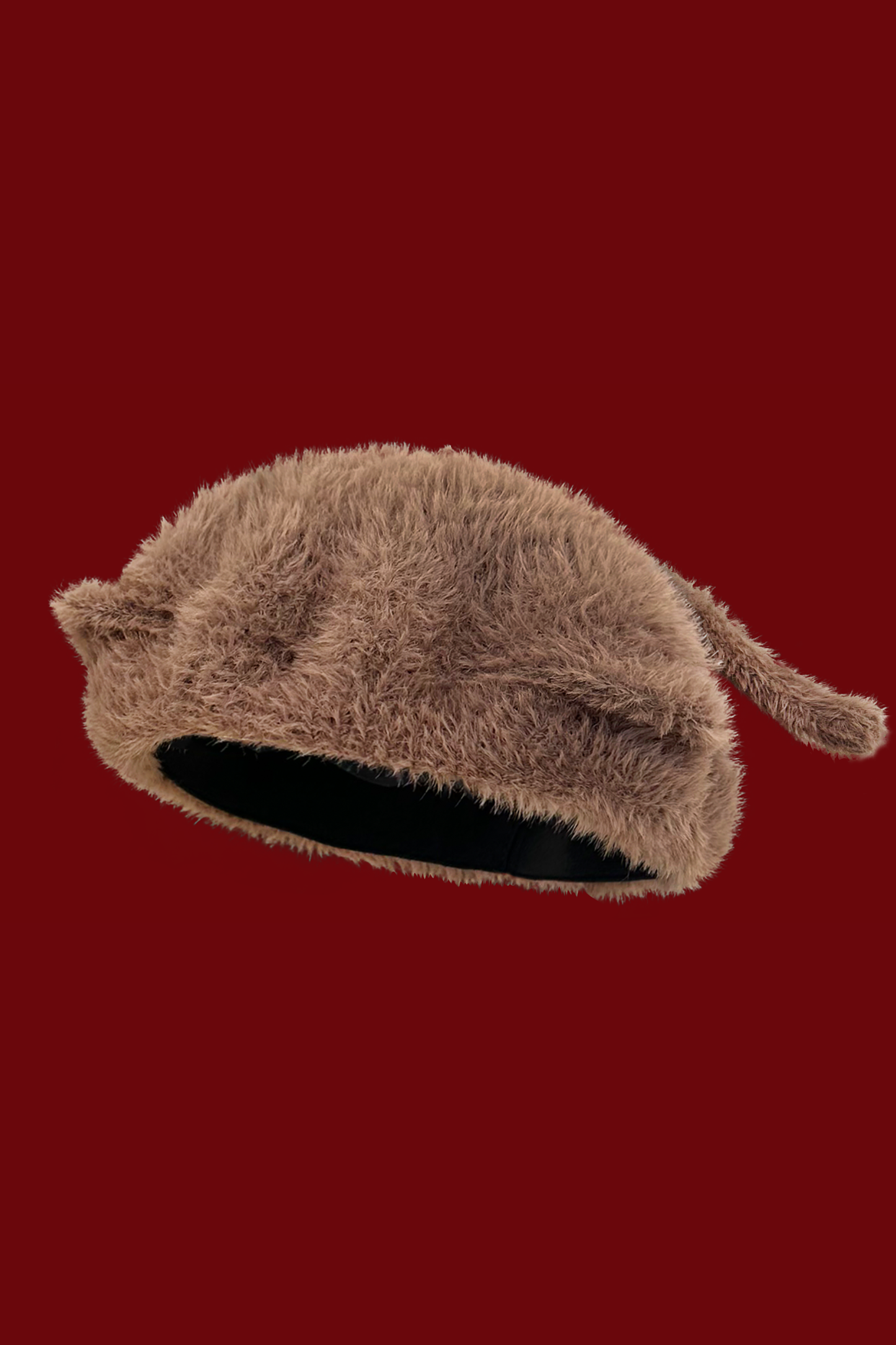 Cat Ear Fur Beret