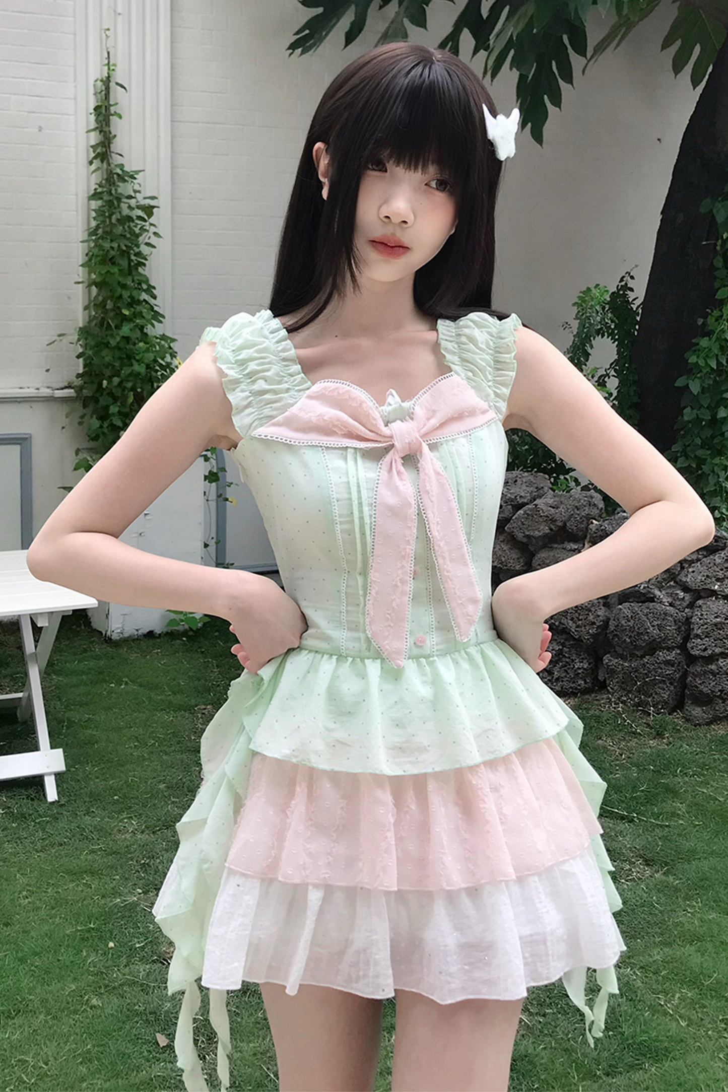 Sweet Girly Polka Dot Dress