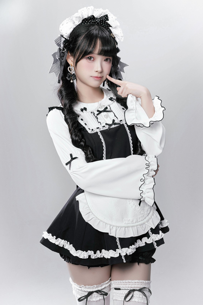 Sweet Maid Top + Shorts + Apron