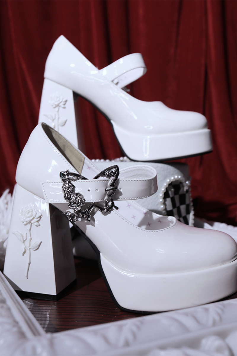 Floating Dreamland Platform Block Heel