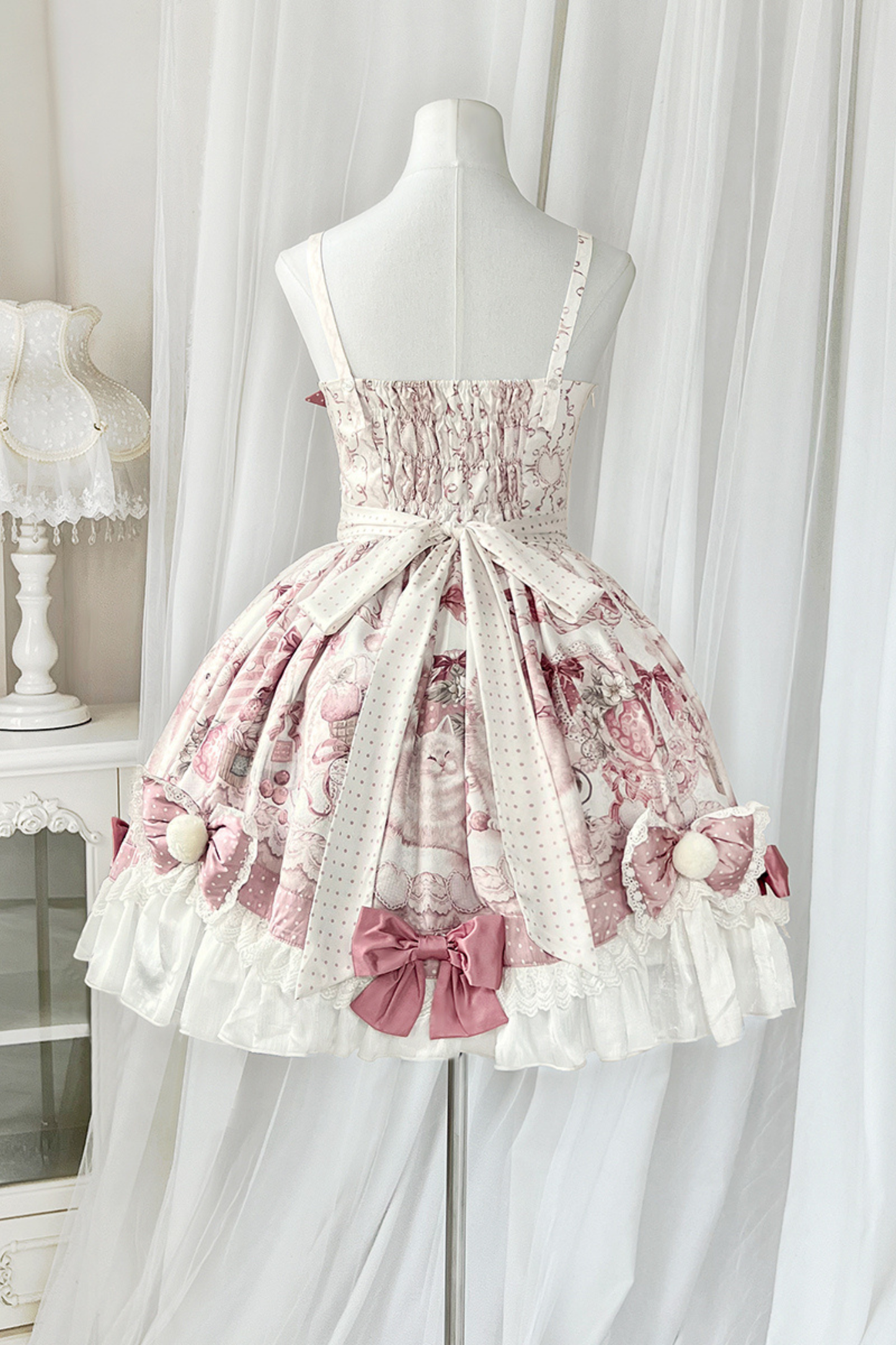 Sweet Cat Princess Lolita Dress + Shawl
