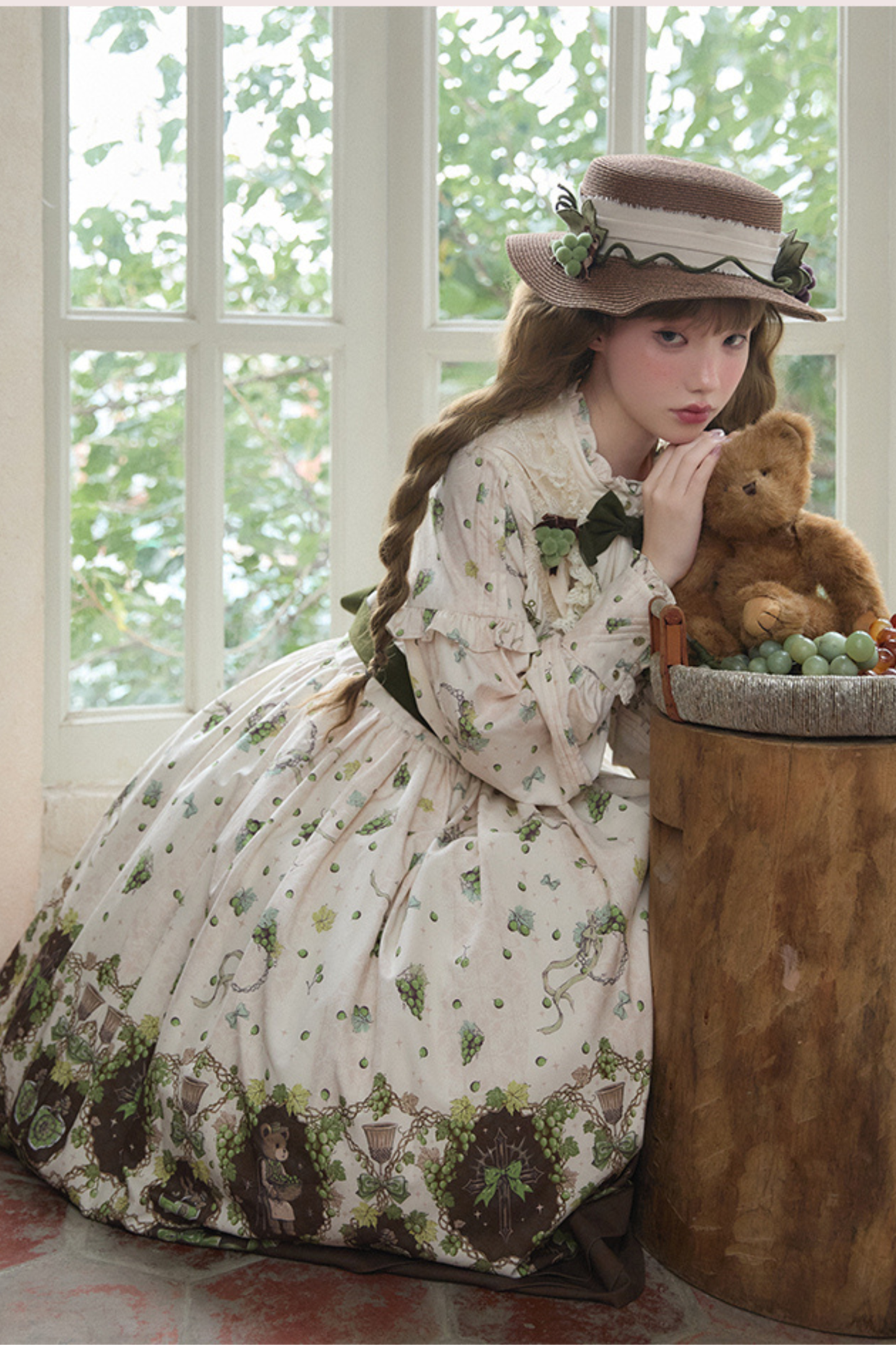 Winery Retro Bear Lolita Dress