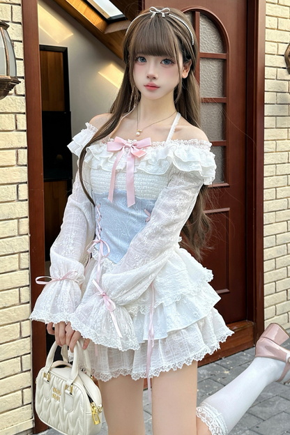 Princess Sheer Lace Top + Sheer Lace Skirt