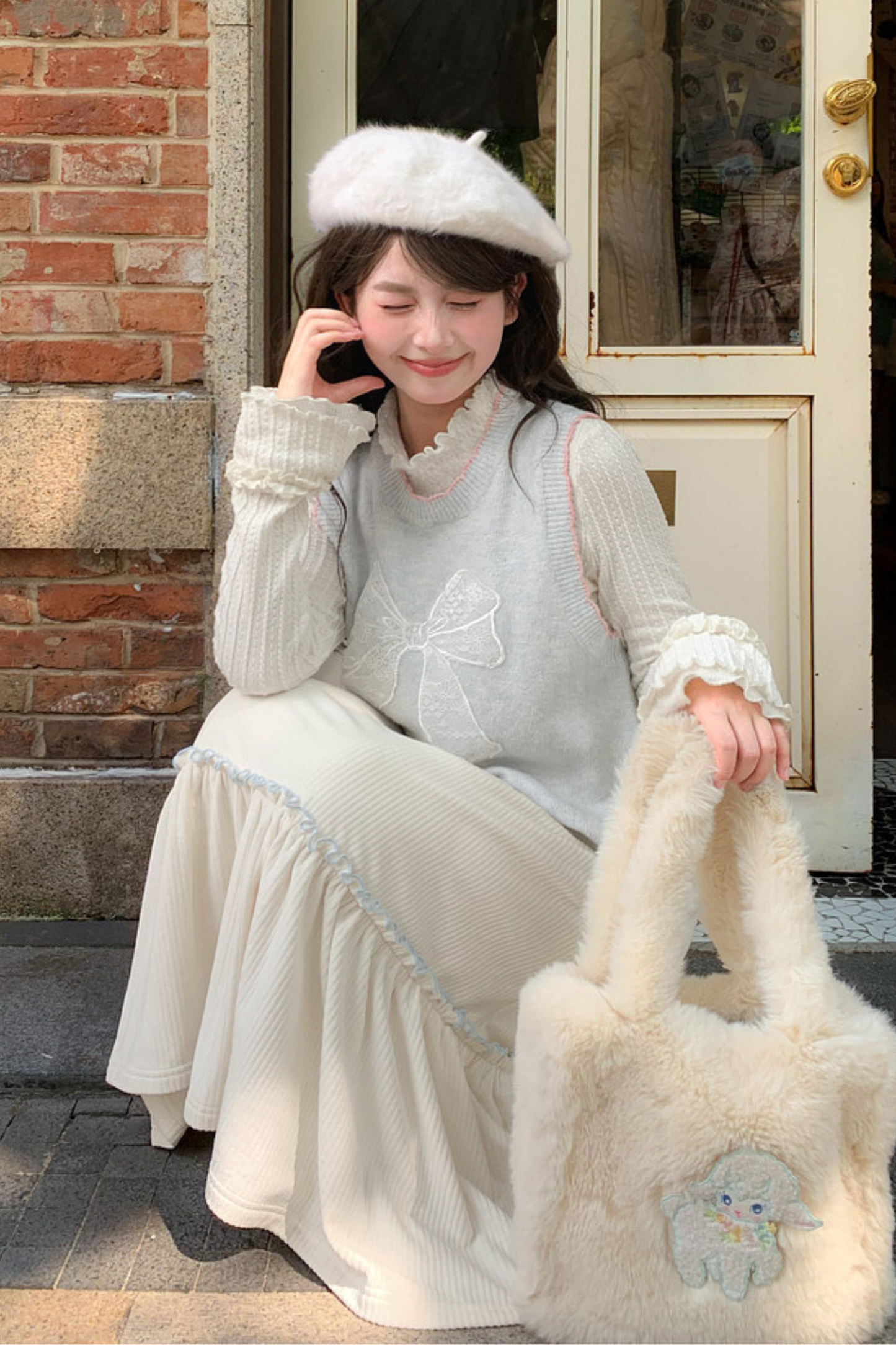 Ribbon Retro Vest