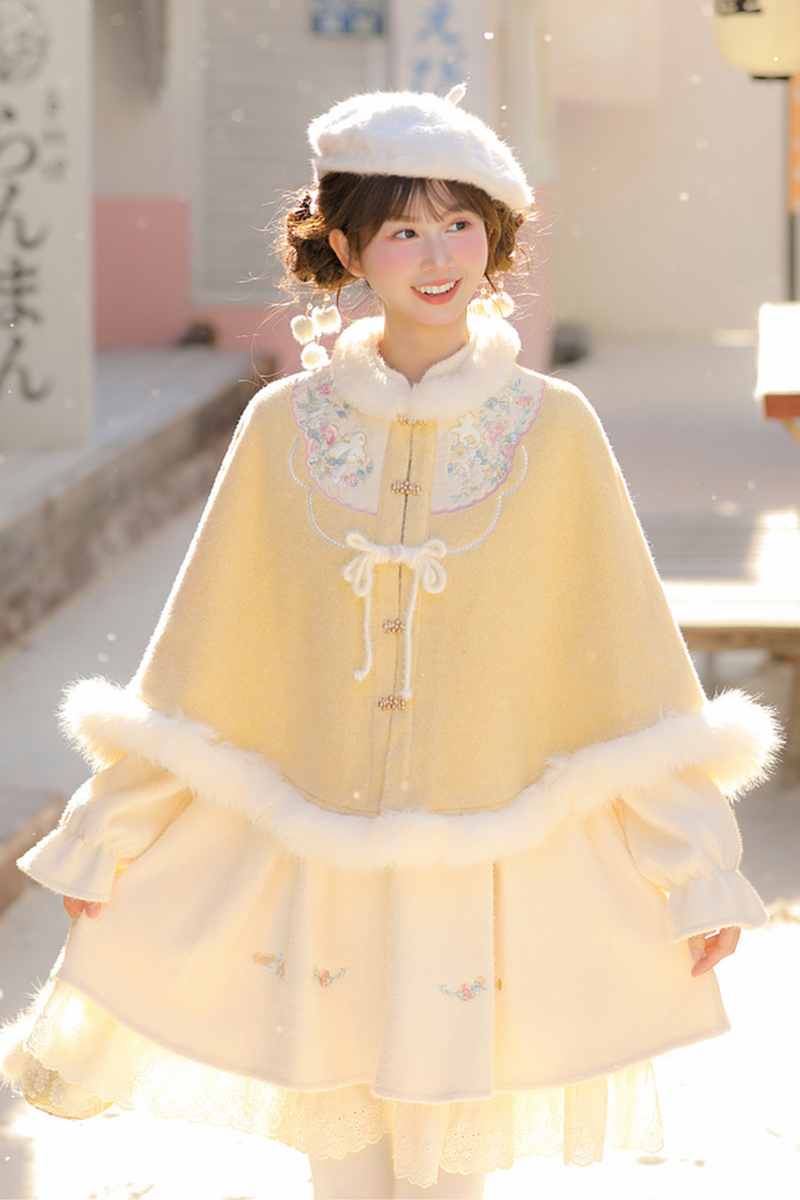 Sweet Stand Collar Dress