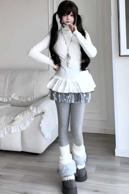 Ruffled Ballet Top