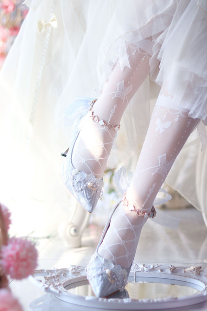 Streamer Ode Glitter High Heels