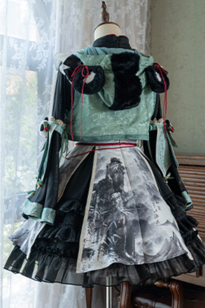 [pre-order] Bamboo Chinese-style Panda Dress Suit
