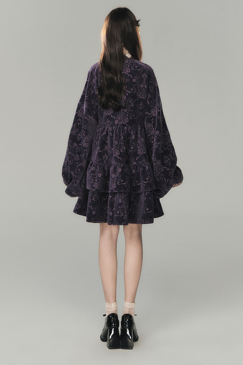 Dark Girl Chinese-style Dress + Vest