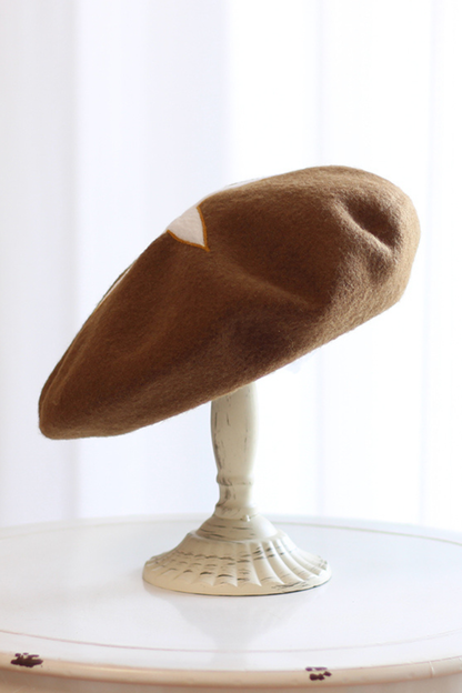 Felt Mushroom Beret