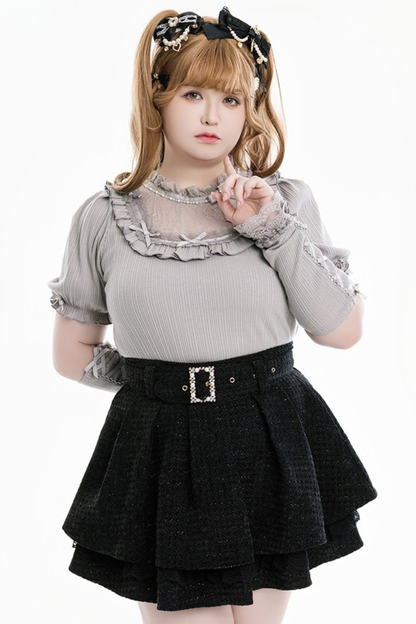 Sweet Cream Knit Top + Arm Warmers