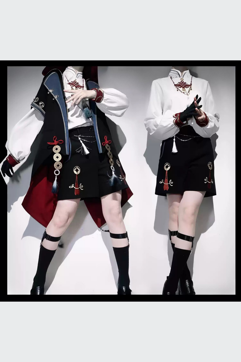 Treasure Chinese-style Element Hoodie Jacket Suit Set