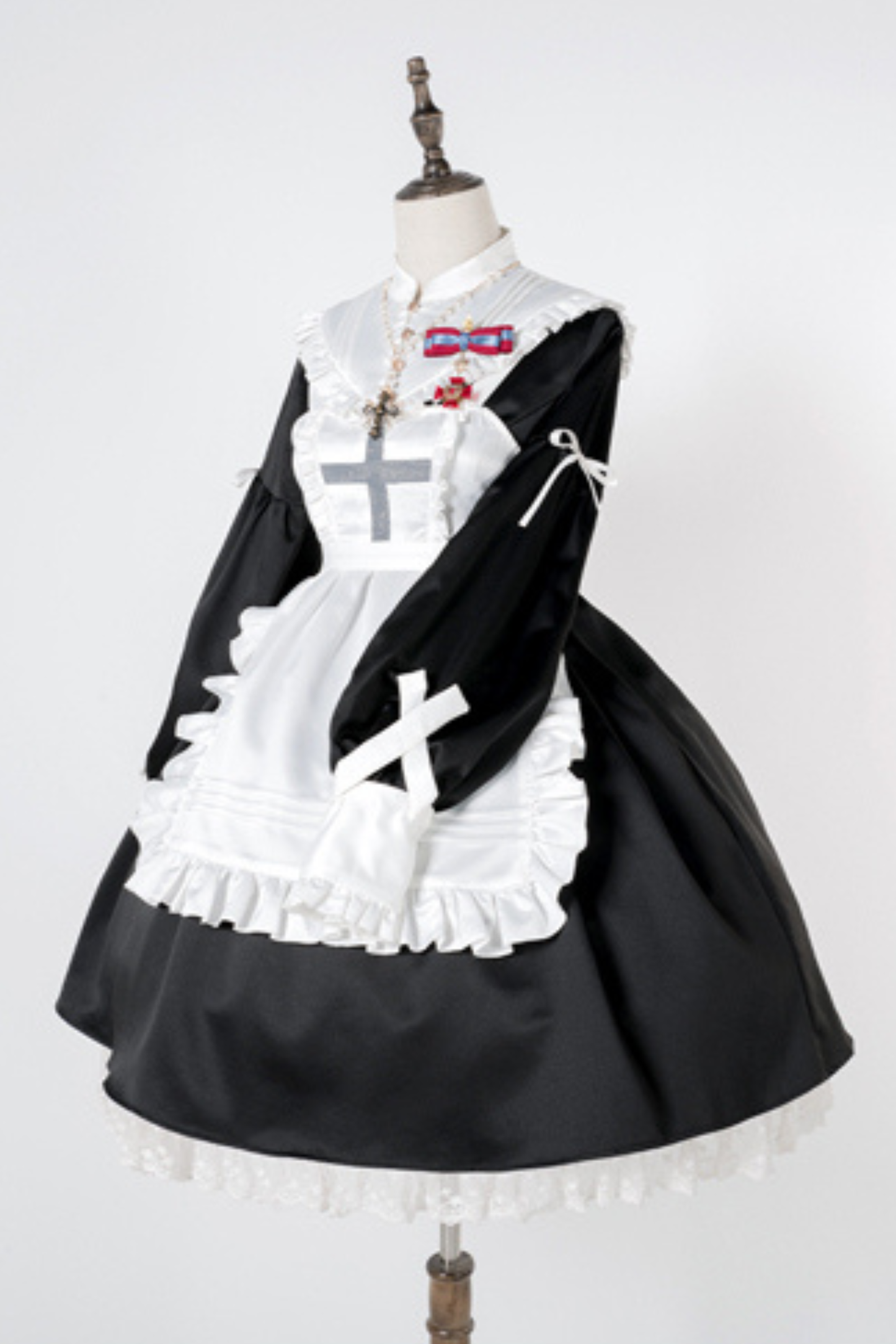 Lantern Angel Maid Lolita Dress + Apron + Detachable Collar