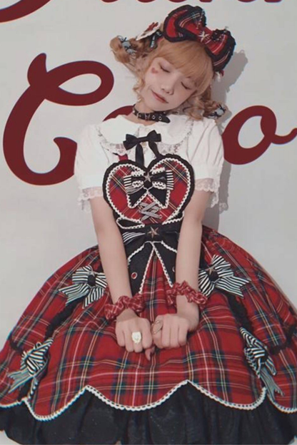 Sweetheart Rock Lolita Dress + Headband