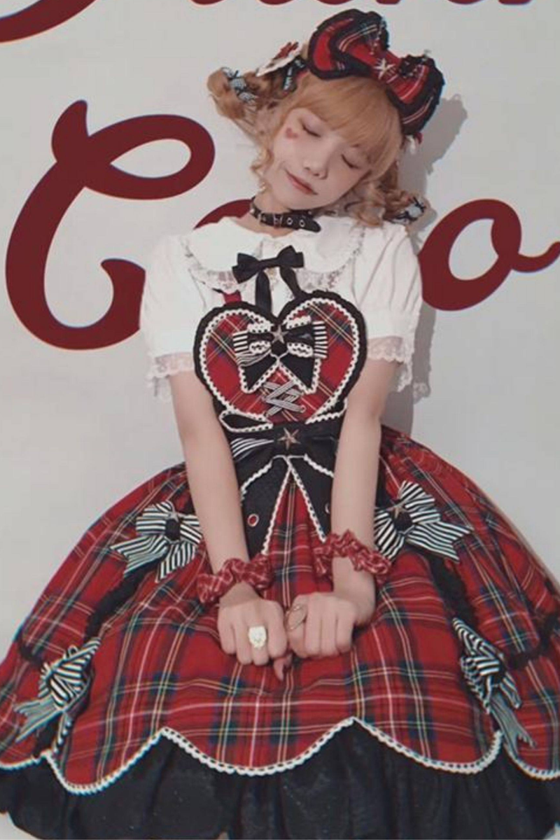Sweetheart Rock Lolita Dress + Headband