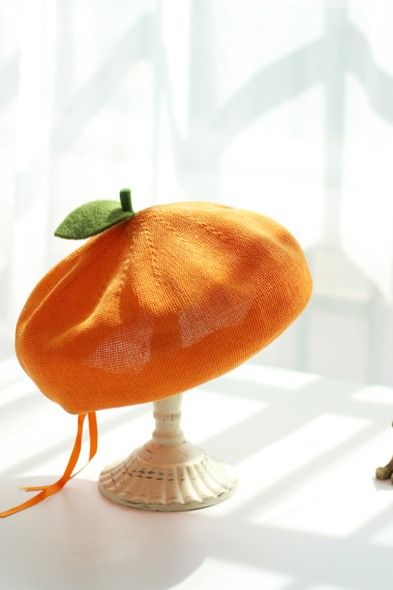Apple-orange Beret
