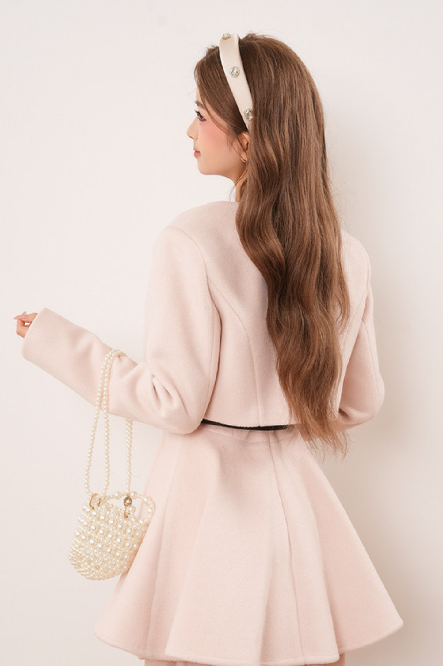 Sweet Powder Short Jacket + Flare Dress