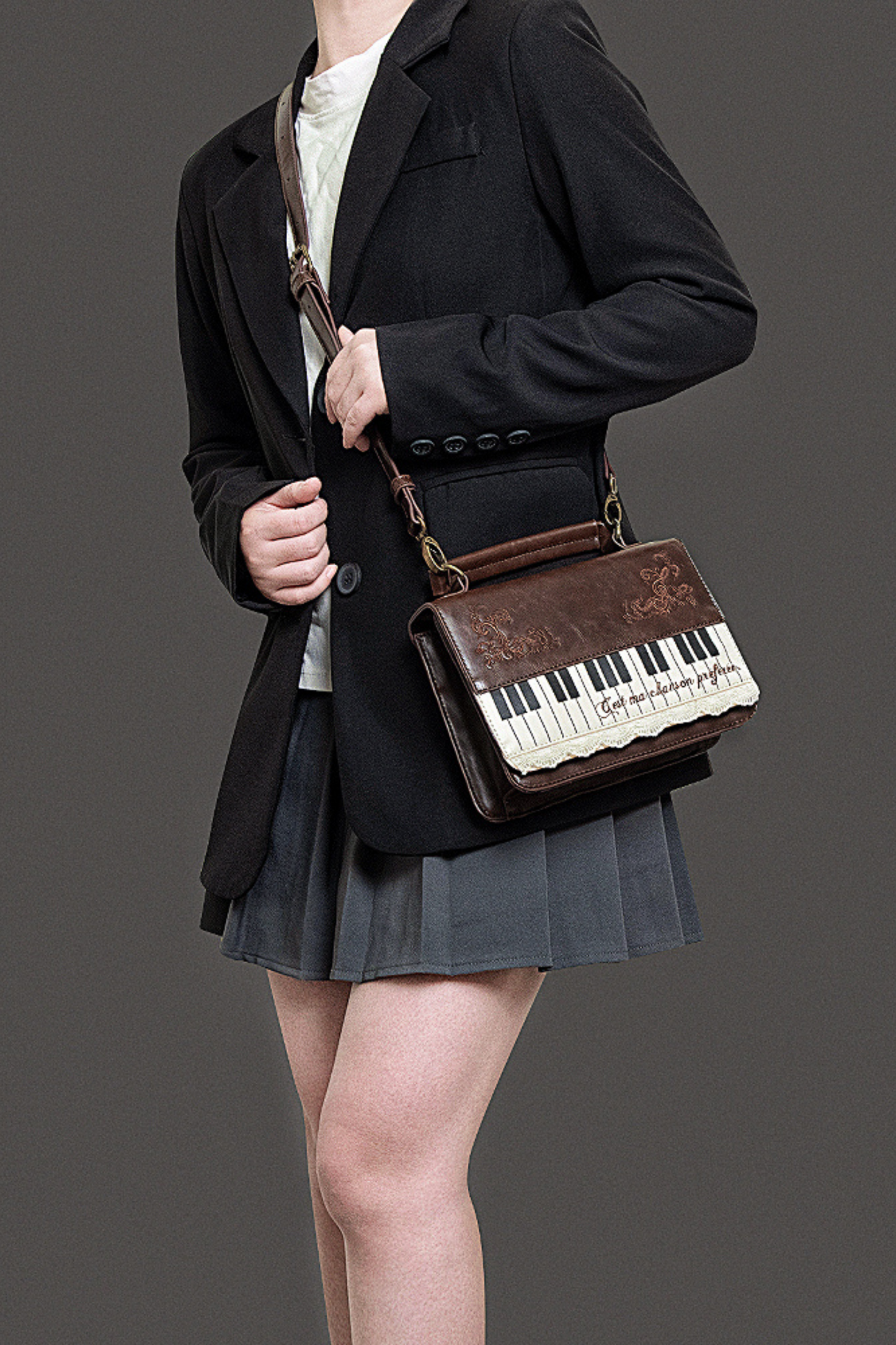 Literary Piano Shoulder Bag