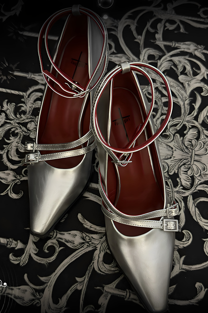Gothic Music Note High Heels