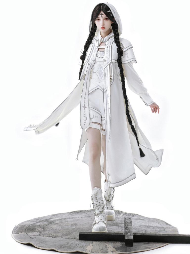 Anime Mechanical Wind Cape + Jacket + Pants