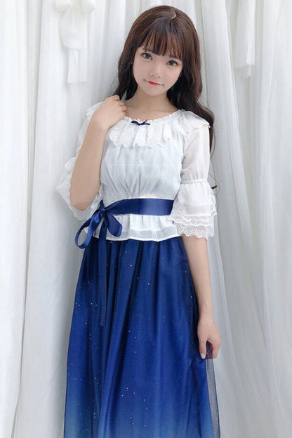 Fairy Lolita Starry Sky Dress Set