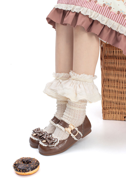 Retro Polka Dot Lolita Shoes