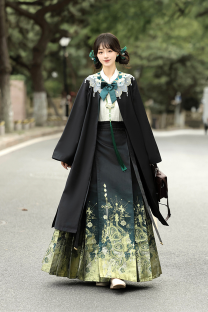 Neverland Dark Retro Flower Chinese-style Set