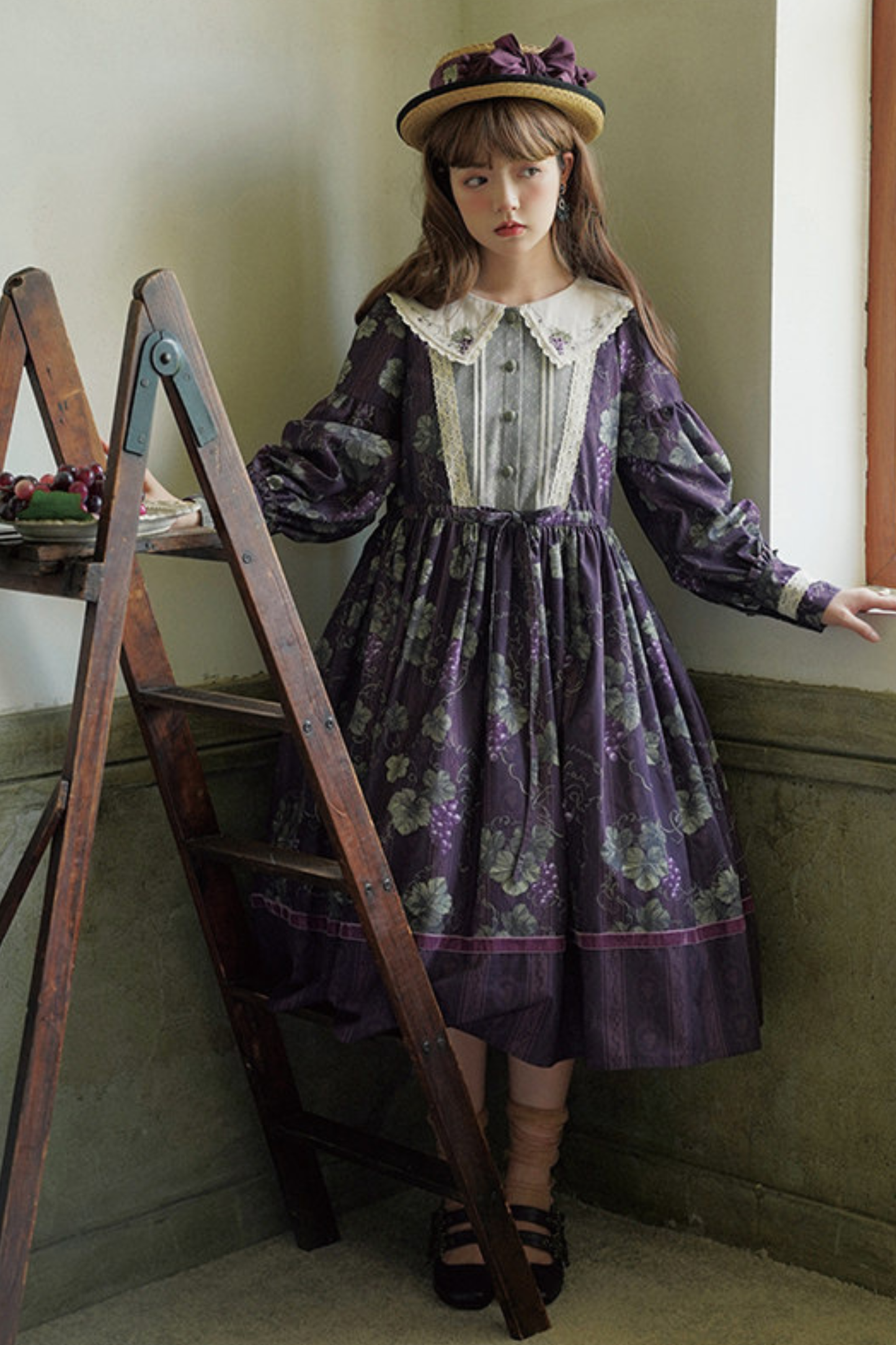 Retro Flower Lolita Dress