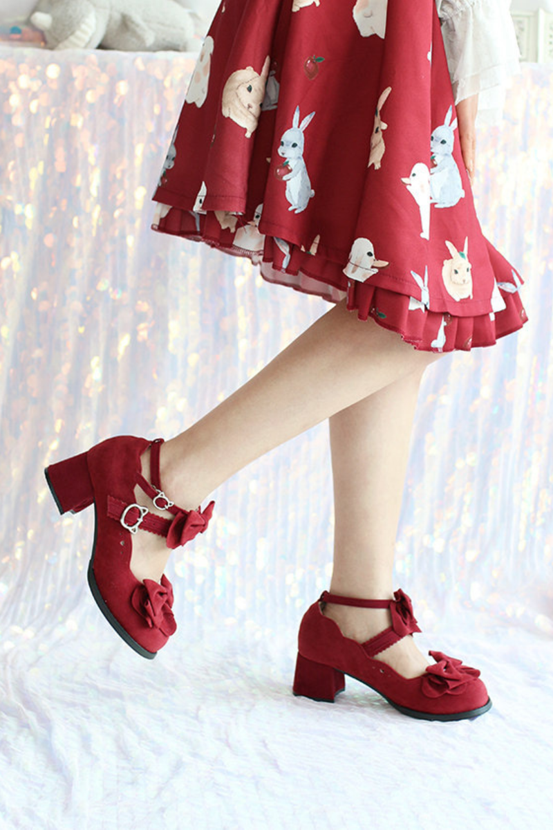 Mary Jane Mid-heel Lolita Shoes