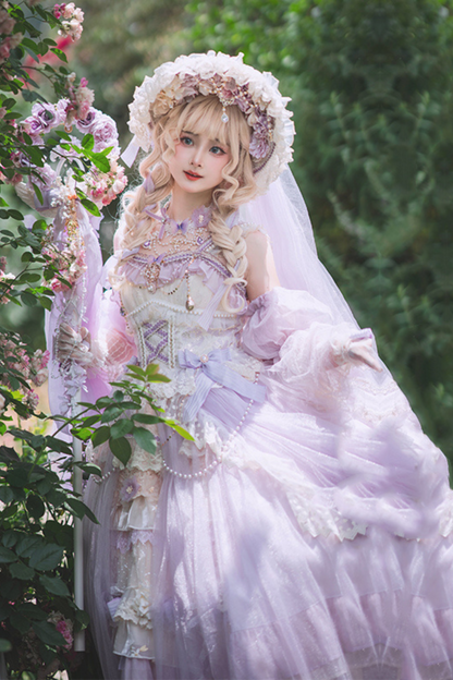 [pre-order] Wedding Tea Party Chiffon Dress