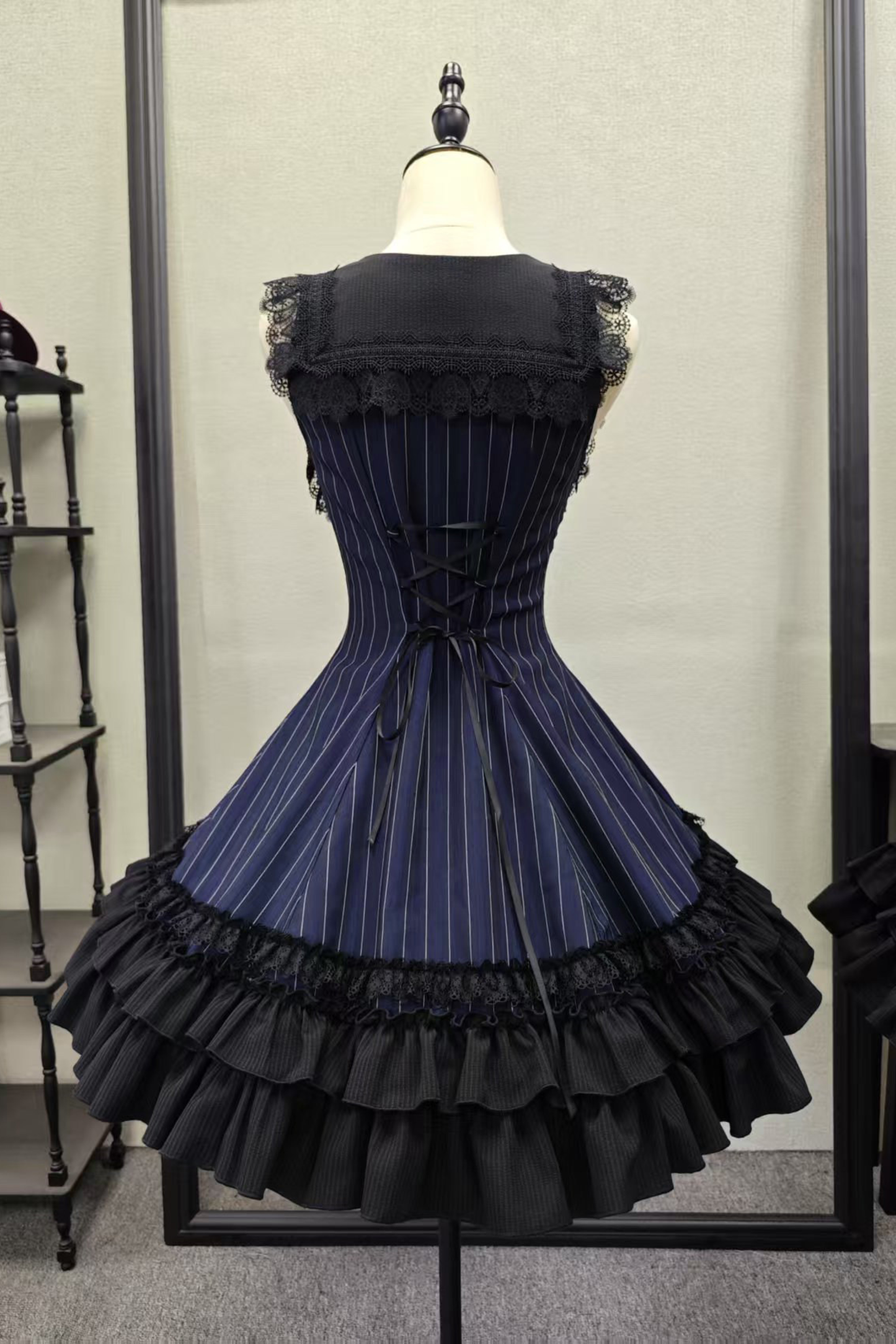 Slim-fit Gothic Lolita Jumper Skirt + Jacket