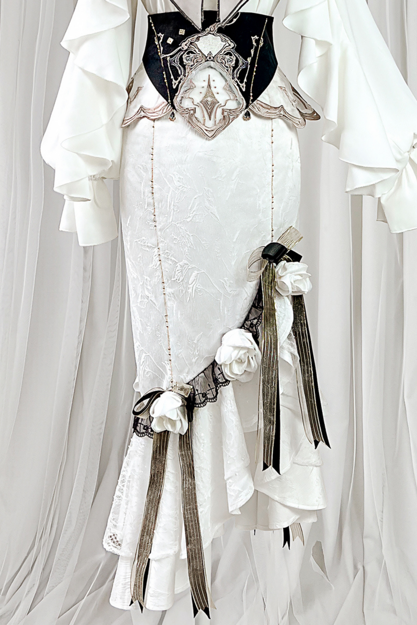 [pre-order] Flower Skirt + Ruffle Top + Waist Belt